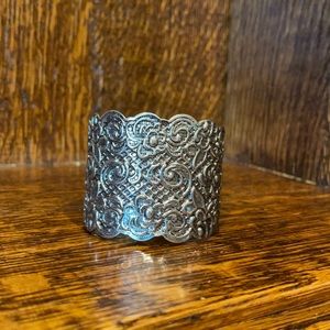 Women’s silver bangle bracelet